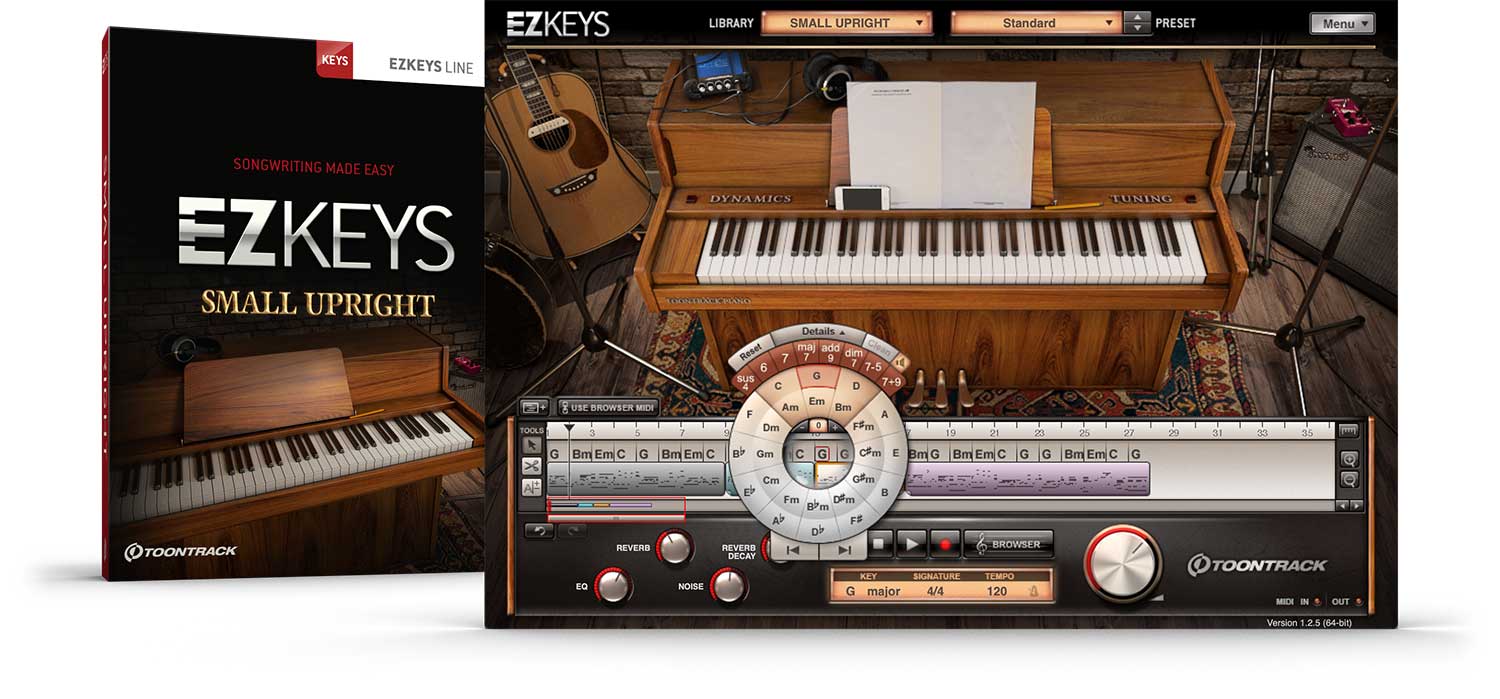 Toontrack EKX  EZkeys  - Small Upright